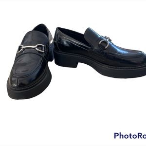 Zara Women Treated Sole Loafers Size 7.5